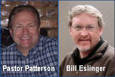 Pastor Patterson and Bill Eslinger
